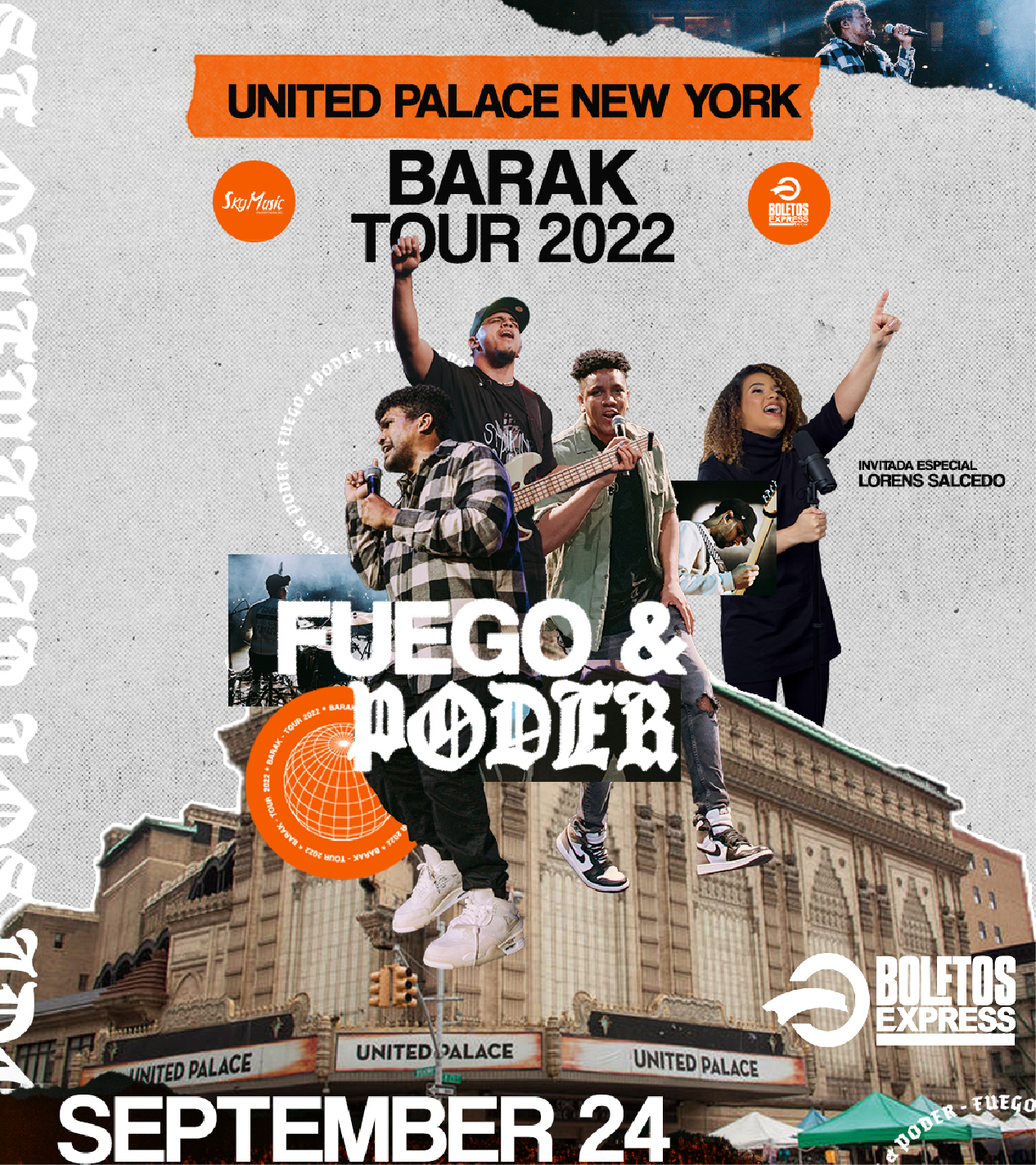 GRUPO BARAK / TOUR 2022 FUEGO Y PODER Tickets Sky Music NY